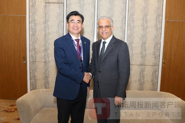 九游官网入口地址-宋凯会见AFC主席萨尔曼 提出承办一届U17亚洲杯